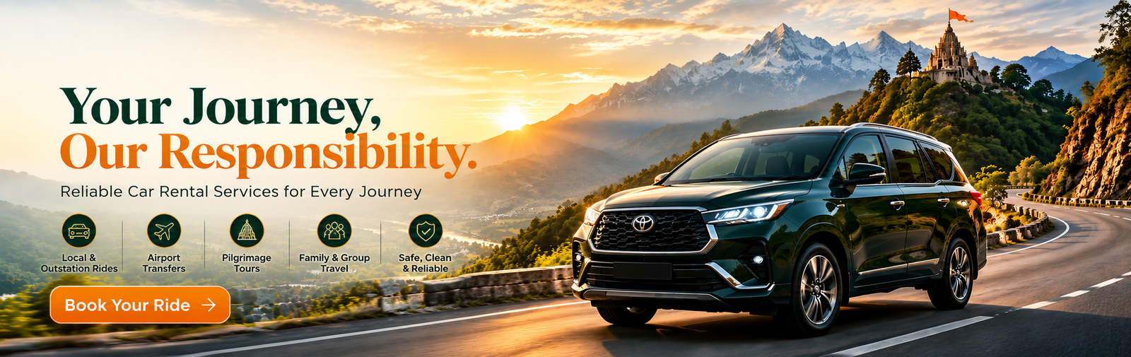 Golden Mountain Road Car Rental Hero